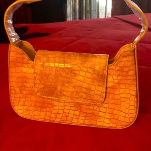 Women’s croc embossed purse